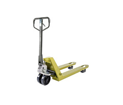 Тележка гидравлическая 2500 кг 1150 мм резиновые колеса и ролики TOR AC (серия J)