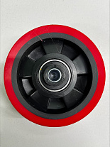 Колесо полиуретановое с подш. для стола SPS350 125х34 пластик обод