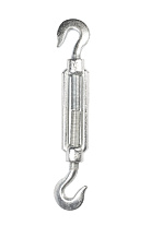 Талреп крюк-крюк TOR М10 DIN1480 (открытого типа) (Q)