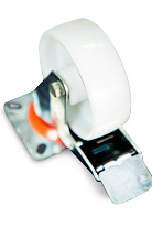 Колесо поворотное полипропилен SRCnb 42 100 мм с тормозом (N)