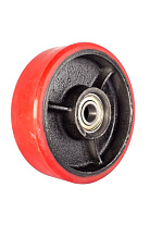 Колесо полиуретан 160х50 мм с подшипником для тележек гидравлических JC/DF-III/DB/BFC/AC(LH) Колесо полиуретан 160х50 мм с подшипником для тележек гидравлических JC/DF-III/DB/BFC/AC(LH)