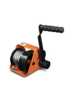 Лебедка ручная барабанная с тросом 2000кг 25м со съемной ручкой TOR GR Лебедка ручная барабанная с тросом 2000кг 25м со съемной ручкой TOR GR