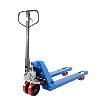 Тележка гидравлическая 2500 кг 1150 мм полиуретановые колеса TOR AC (серия V)
