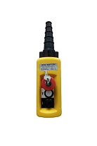 Пульт управления XAC-A2713Y для тали (2 кнопки, 1 скорость, ключ-марка, стоп, IP65, 380В)