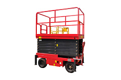 Подъемник ножничный самоходный 500 кг 9/11 м TOR SJY-0,5-9DC аккумуляторный (G)