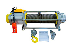 Лебедка электрическая 1000кг 100м с канатом 380В алюминиевый корпус TOR KCD(А)