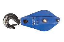 Блок монтажный однорольный с  крюком TOR 3,2 т с откидной щекой