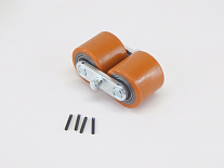 8 Подвилочные колёса 80х70 в сборе для тележки EPT (Double PU Loading Wheel ASY. 30101025)