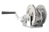 Лебедка ручная барабанная  с тросом 1000кг  20м оцинкованная TOR LHW