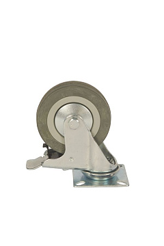 Колесо аппаратное поворотное SCgb 42 100 мм с тормозом (F) Колесо аппаратное поворотное SCgb 42 100 мм с тормозом (F)